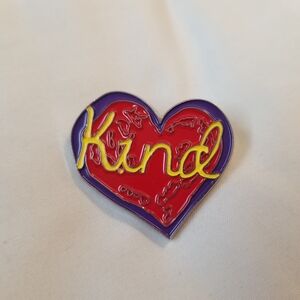 KIND Enamel Heart Lapel Pin